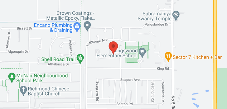 map of 9480 KINGSWOOD DRIVE